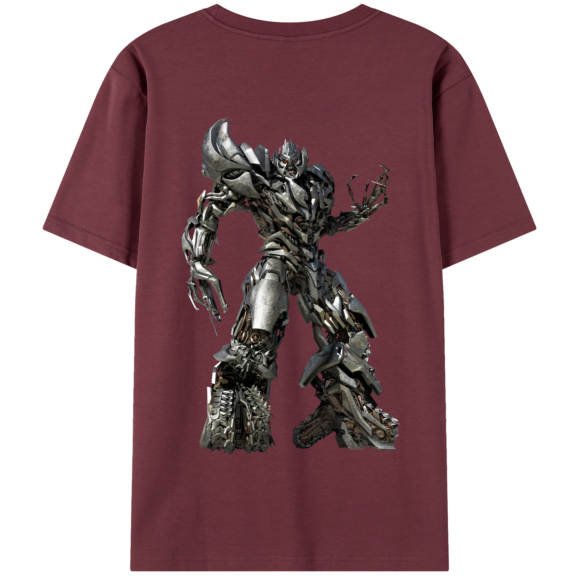 （画像用） Transformers トランスフォーマー 綿100％半袖Tシャツ（背面プリント）